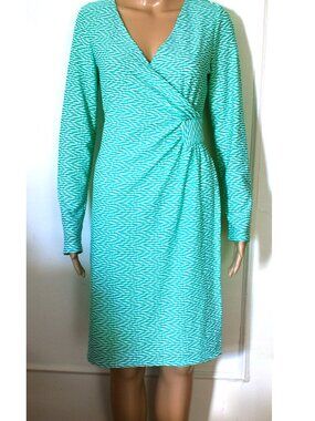 Long sleeve wrap dress / Size M